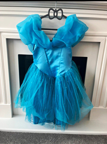 Cinderella girls blue tulle - cinderella,