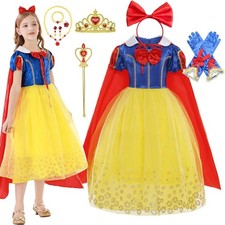 Kids Girls Snow White Costume