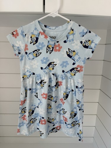 Girls bluey summer dress size - bluey,