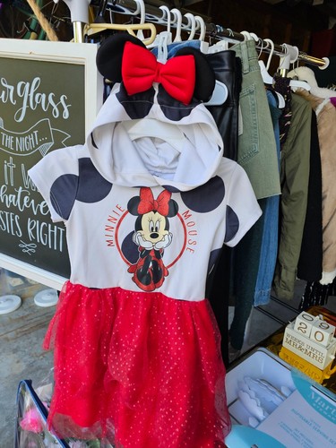 Girls red white minnie mouse - girls, &